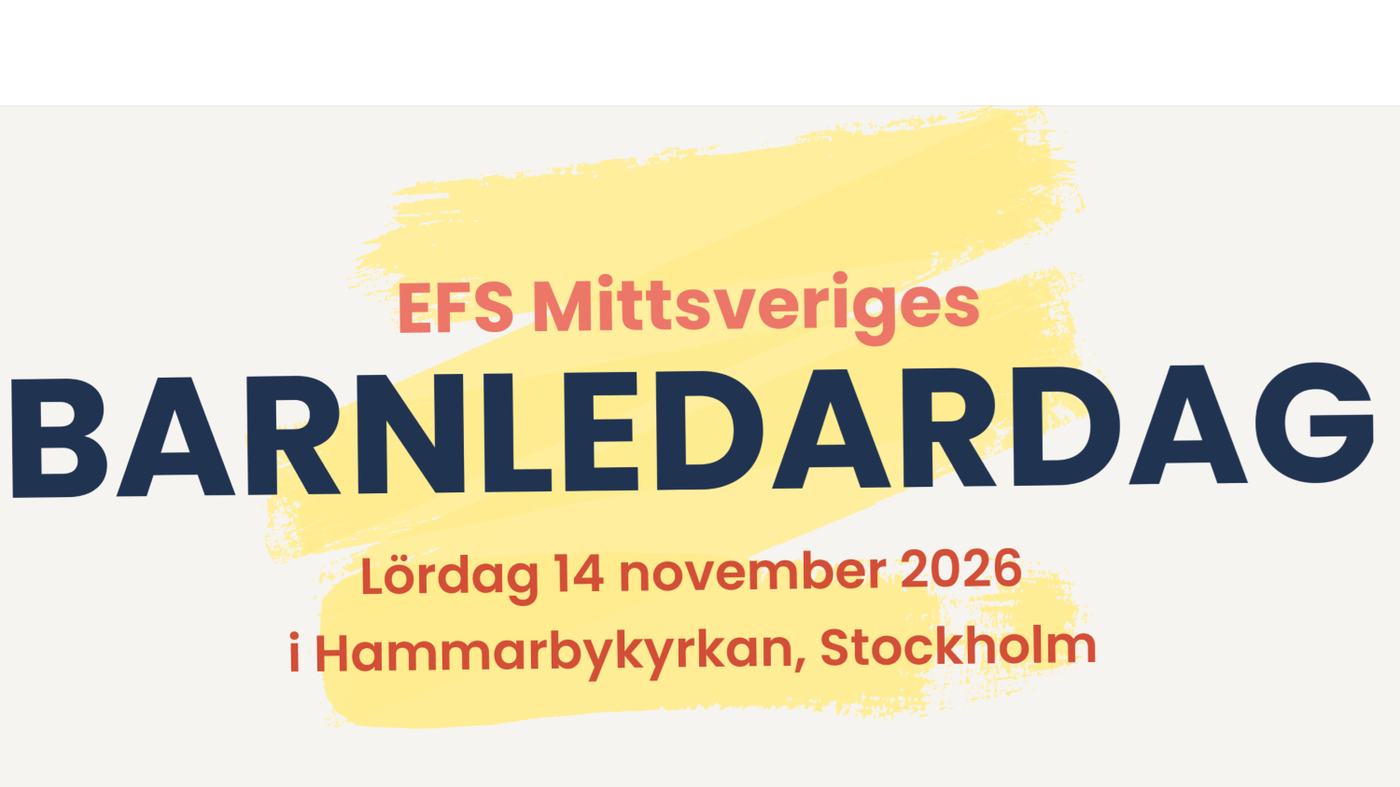 Barnledarträning 14 nov 2026