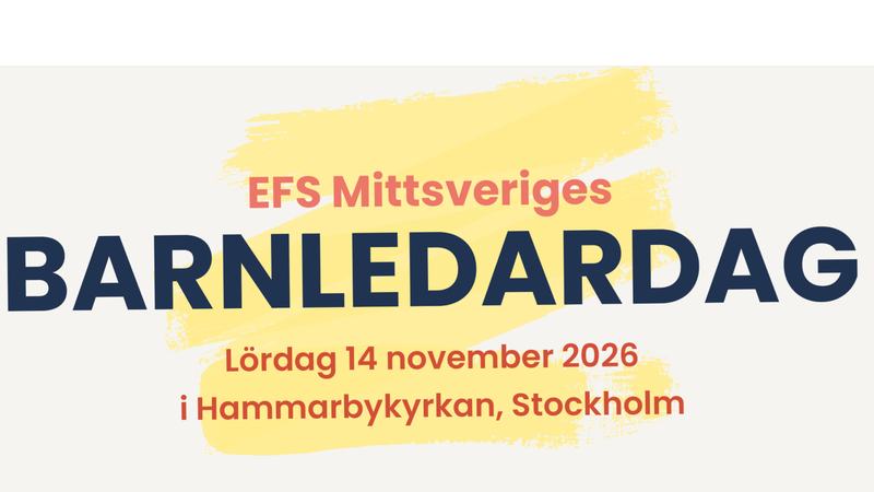 Barnledarträning 14 nov 2026