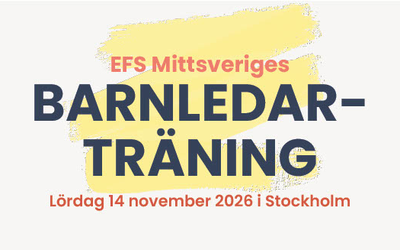 Barnledarträning 14 nov 2026